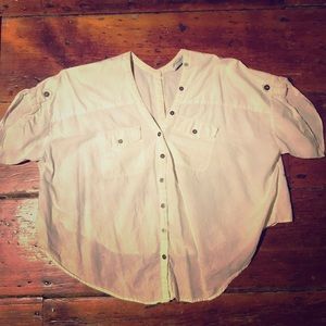 All Saints pockets & center back detailed shirt